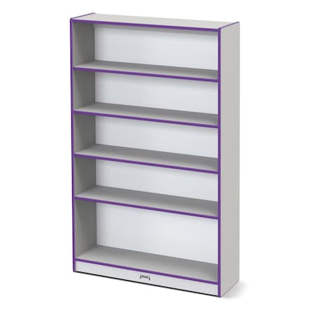 Jonti-Craft Rainbow Accents Tall Bookcase, Purple 0972JC004